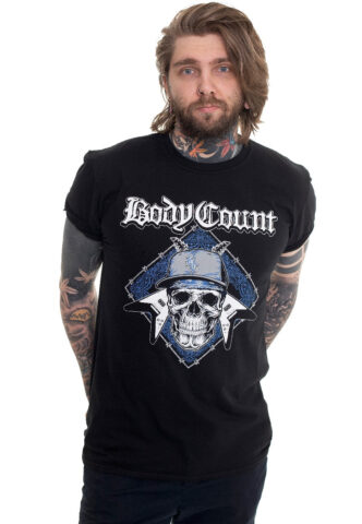 Body Count – Attack – T-Shirt – Schwarz – S – 100% Baumwolle