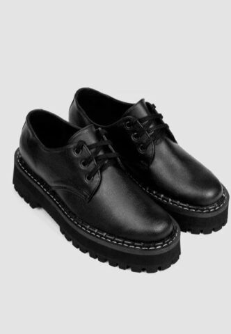 Bohema – Chunky Derbs Girl Black – Girl Schuhe – Schwarz – EU 41 – Synthetic/Textile/Gummi