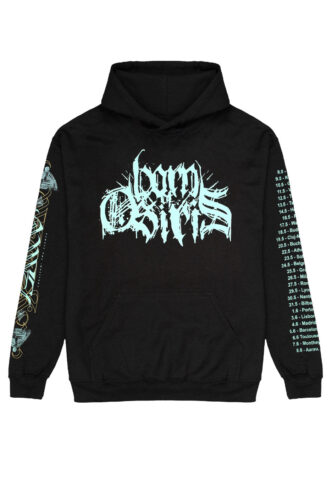 Born Of Osiris – Golden Pharao – Hoodie – Schwarz – S – 50% Baumwolle, 50% Polyester