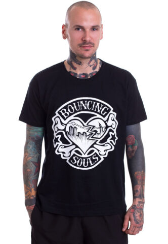 The Bouncing Souls – Rocker Heart – T-Shirt – Schwarz – XXL – 100% Baumwolle