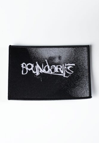 Boundaries – Logo – Aufnäher – Schwarz – Onesize – 100% Polyester