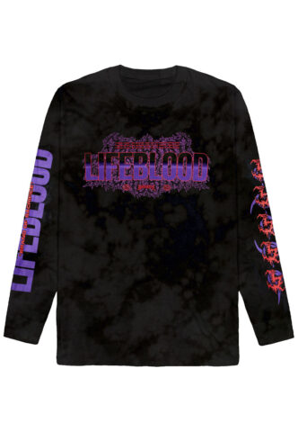 Brand Of Sacrifice – Lifeblood Tie Dye – Longsleeve – Schwarz – 3XL – 100% Baumwolle