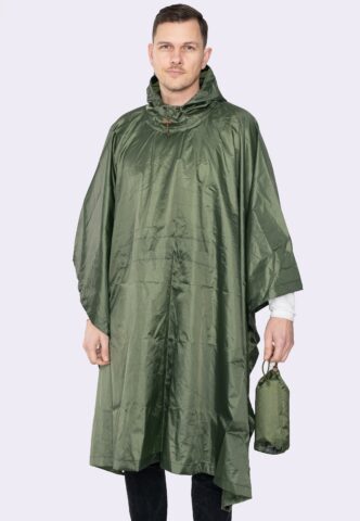 Brandit – Ripstop Olive – Poncho – Grün – Onesize – 100% Polyester