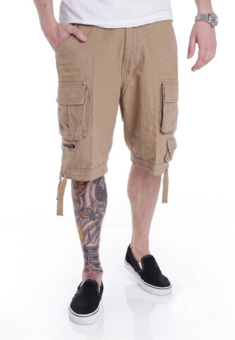 Brandit – Savage Vintage Beige – Shorts – Beige – 3XL – 100% Baumwolle