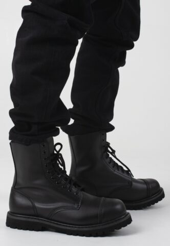 Brandit – Vegantom 10 Eyelett Black – Schuhe – Schwarz – EU 40 – Synthetic/Textile/Gummi