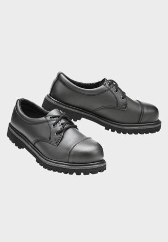 Brandit – Vegantom 3 Eyelett Black – Schuhe – Schwarz – EU 47 – 100% Polyurethan