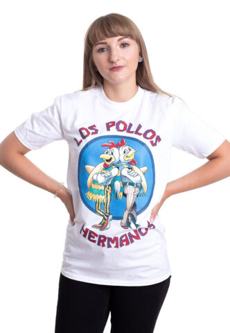 Breaking Bad – Los Pollos Hermanos White – T-Shirt – Weiß – XXL – 100% Baumwolle