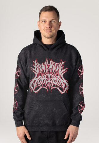 Bring Me The Horizon – Logo Washed – Hoodie – Schwarz – XL – 100% Baumwolle