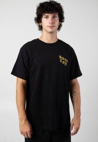 Brixton – Be Kind Black – T-Shirt – Schwarz – M – 100% Baumwolle