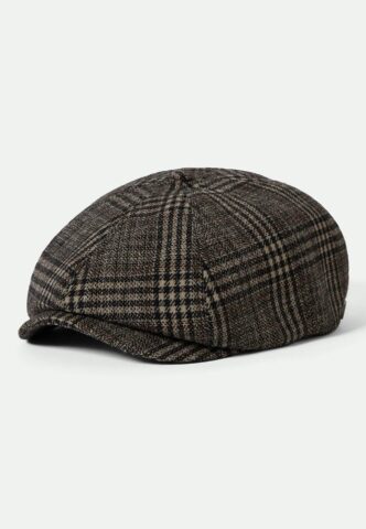Brixton – Brood Snap Khaki/Brown Plaid – Hut – Grün – S – gid://shopify/Metaobject/92451864813