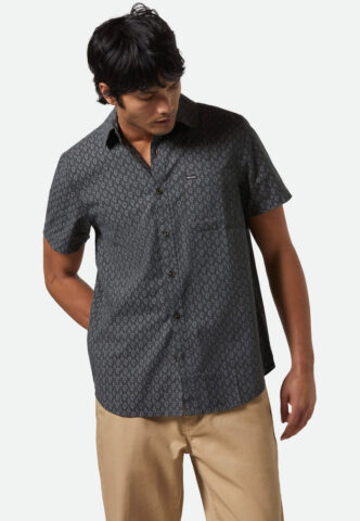 Brixton – Charter Print Washed Black/Paisley – Hemd – Schwarz – XL – gid://shopify/Metaobject/88599920877