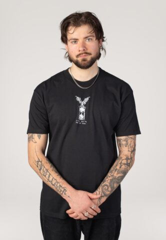 Brixton – Hourglass Black – T-Shirt – Schwarz – L – 100% Baumwolle