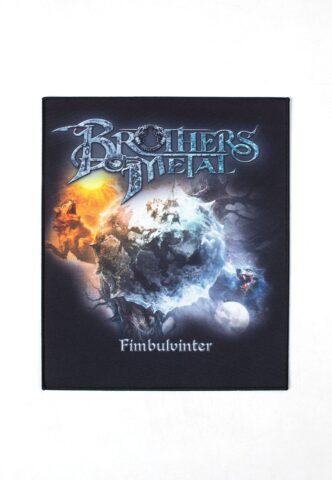 Brothers Of Metal – Fimbulvinter – Backpatch – Schwarz – Onesize – 100% Polyester