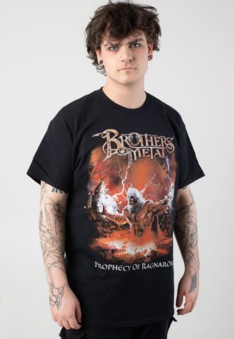 Brothers Of Metal – Prophecy Of Ragnarök – T-Shirt – Schwarz – M – 100% Baumwolle