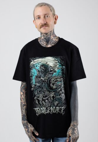 Brutal Knack – Reaper Black – T-Shirt – Schwarz – XXL – 100% Bio-Baumwolle