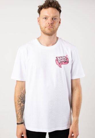 Brutal Knack – Shoes White – T-Shirt – Weiß – S – 100% Baumwolle