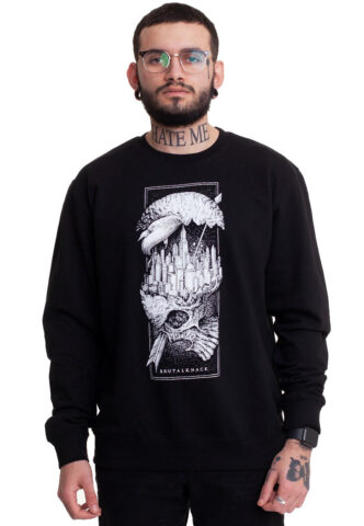 Brutal Knack – Distopia Black – Sweater – Schwarz – XL – 80% Baumwolle, 20% Polyester