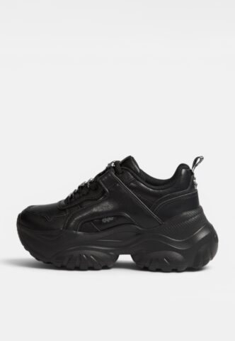 Buffalo – Bliss Punk Vegan Nappa Black – Girl Schuhe – Schwarz – EU 40 – Synthetic/Synthetic/Gummi