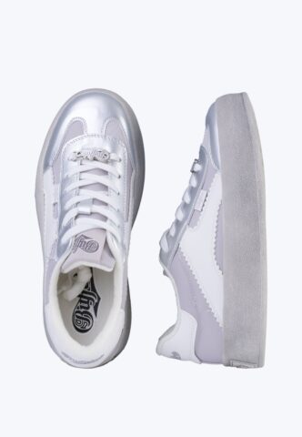 Buffalo – Cajo Silver/White – Girl Schuhe – Weiß – EU 38 – Textile, Synthetic/Textile/Gummi