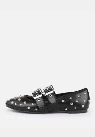 Buffalo – Daphne Stud Vegan Nappa Black – Girl Sandalen – Schwarz – EU 39 – Synthetic/Synthetic/Gummi