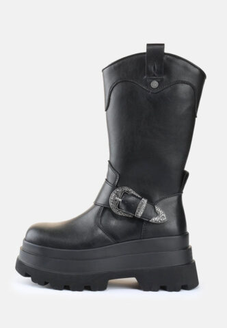 Buffalo – Jupiter West Biker Vegan Nappa Black – Girl Schuhe