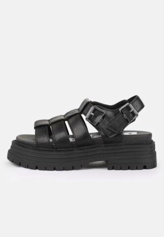 Buffalo – Lennox Fisher Vegan Nappa Black – Girl Sandalen – Schwarz – EU 40 – Synthetic/Textile/Gummi