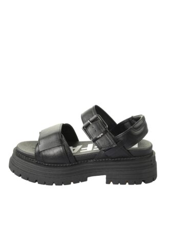 Buffalo – Lennox Sandal Vegan Nappa Black – Girl Sandalen – Schwarz – EU 38 – Synthetic/Synthetic/Gummi