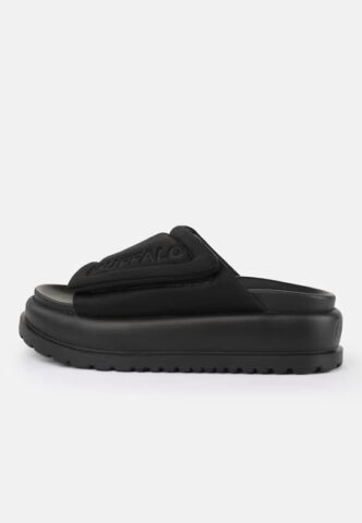 Buffalo – Palma Velcro Vegan Nylon Black – Girl Sandalen – Schwarz – EU 39 – Textile, Synthetic/Textile/Gummi