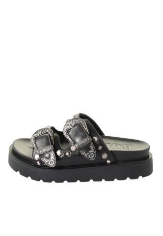 Buffalo – Raya Ari West Vegan Nappa Black – Girl Sandalen – Schwarz – EU 39 – Synthetic/Textile/Gummi