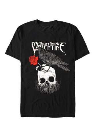 Bullet For My Valentine – Raven – T-Shirt – Schwarz – S – 100% Baumwolle
