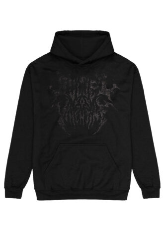 Bullet For My Valentine – Black Metal Logo Limited Black On Black – Hoodie – Schwarz – S – 80% Bio-Baumwolle, 20% Polyester