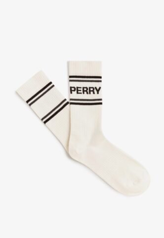 Fred Perry – FP Branded Tennis Ecru – Socken – Beige – L/XL – 72% Baumwolle, 26% Polyamid, 2% Elasthan