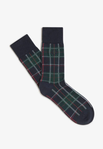 Fred Perry – Tartan Fredperry Tartan – Socken – Blau – L/XL – gid://shopify/Metaobject/268984418541