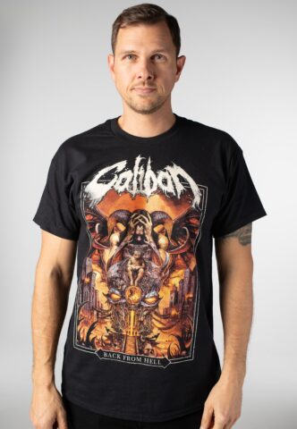 Caliban – Back From Hell – T-Shirt – Schwarz – 3XL – 100% Baumwolle
