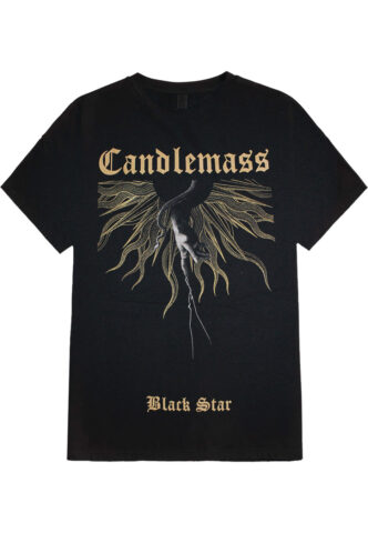 Candlemass – Black Star – T-Shirt – Schwarz – M – 100% Baumwolle