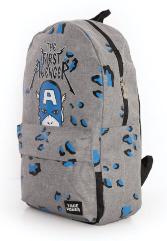 Captain America – AOP Captain America – Rucksack – Grau – Onesize – 100% Polyester