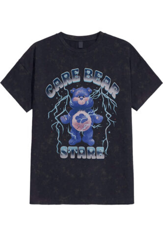 Care Bears – Care Bear Stare – T-Shirt – Schwarz – XL – 100% Baumwolle