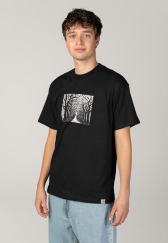 Carhartt WIP – Avenue Black – T-Shirt – Schwarz – M – 100% Bio-Baumwolle