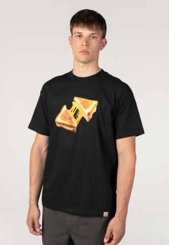 Carhartt WIP – Cheese Toast Black – T-Shirt – Schwarz – M – 100% Bio-Baumwolle