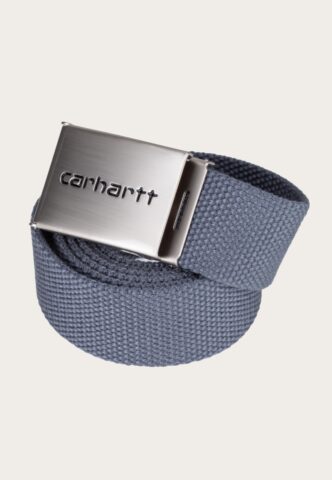 Carhartt WIP – Clip Chrome Styx – Gürtel – Blau – Onesize – 100% Polyester