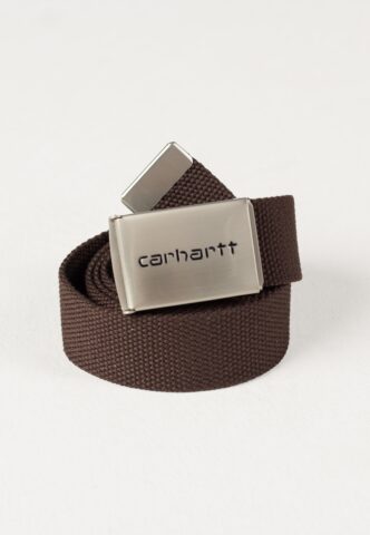 Carhartt WIP – Clip Chrome Tobacco – Gürtel – Braun – Onesize – 100% Polyester