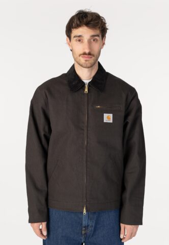 Carhartt WIP – Detroit Rigid Tobacco/Black – Jacke – Braun – L – 100% Baumwolle