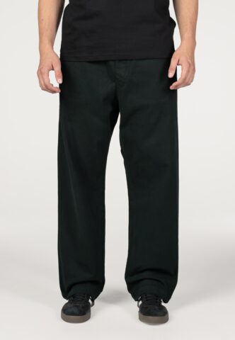 Carhartt WIP – Floyde Garment Dyed Raven – Hose – Grau – L – 98% Baumwolle, 2% Elastan