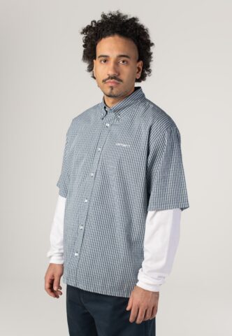 Carhartt WIP – Groff Check/Blue River – Hemd – Blau – M – 100% Baumwolle