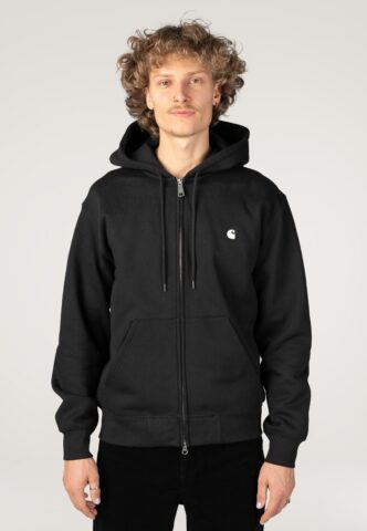 Carhartt WIP – Hooded Mack Black/Wax – Jacke – Schwarz – M – 80% Baumwolle, 20% Polyester