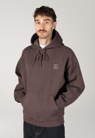 Carhartt WIP – Hooded Vista Garment Dyed Palisander – Hoodie – Braun – L – 100% Baumwolle