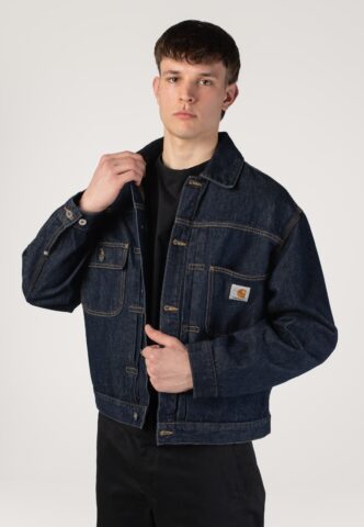 Carhartt WIP – Belmar Rinsed Blue – Jacke – Blau – XXL – 100% Baumwolle
