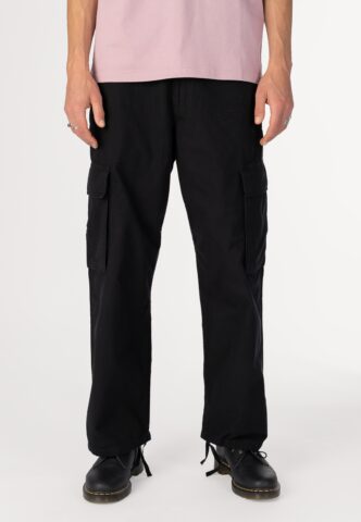 Carhartt WIP – Kade Garment Dyed Black – Hose – Schwarz – W34 – 100% Baumwolle