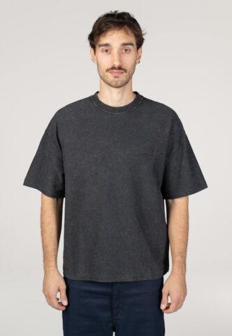 Carhartt WIP – Lambert Moon Wash Black – T-Shirt – Schwarz – S – 100% Baumwolle
