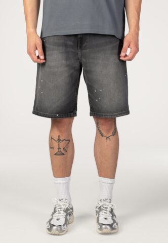Carhartt WIP – Landon Destroy Wash Black – Shorts – Schwarz – W38 – 100% Baumwolle